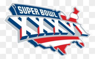 2001 - Super Bowl 36 Logo Clipart