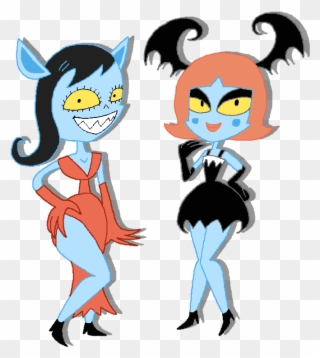 Obscure Girls From Chalkzone By Montatora On - Vampire Clipart