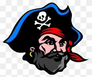 Pirate Toty Pirate - Hartman Middle School Logo Clipart