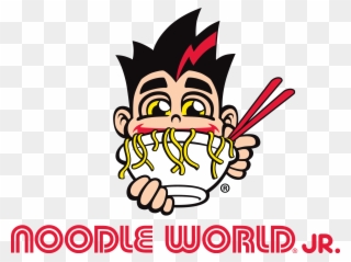 Now Open - Noodle World Logo Clipart