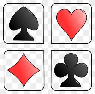 Game Club - Cards Diamond Heart Spade Clipart