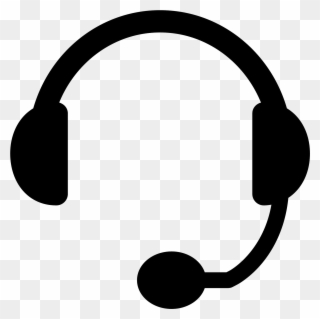 Gaming Clipart Transparent Background - Headset Icon Png