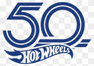 2018 Hot Wheels 50th Logo - Hot Wheels 50th Anniversary Logo Vector Clipart