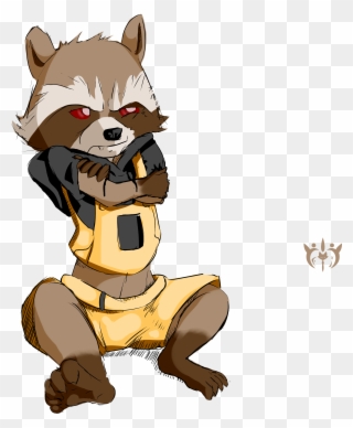 So Rocket Wore This Dope Ass Cute Af Outfit - Cat Clipart