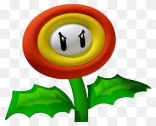 Mario Clipart Fire Flower Pencil And In Color Mario - Mario Fake Fire Flower - Png Download