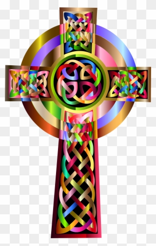 Vibrant Colors Png Clipart - Celtic Cross Transparent Png
