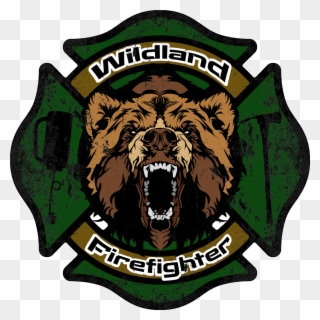Wildland Firefighter Decal Clipart