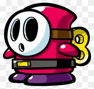Mario Clipart Mini - Mini Mario Shy Guy - Png Download