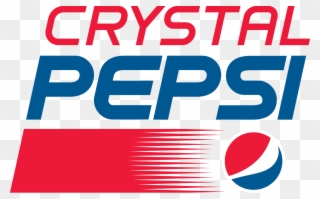 Pepsi Transparent Font Clip Art Royalty Free - Crystal Pepsi Logo - Png Download