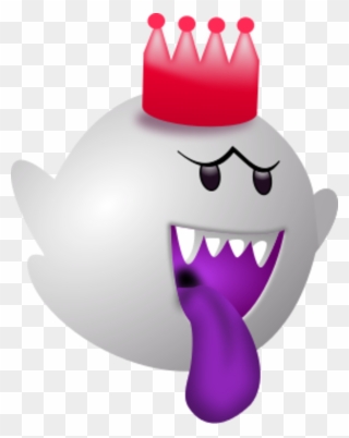 Mad Face Clip Art Free - King Boo Coloring Pages - Png Download