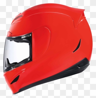 Clipart - All Red Motorcycle Helmets - Png Download