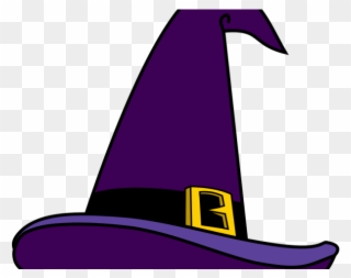 Witch Hat Clipart Cartoon - Wizard Hat Clip Art - Png Download