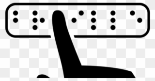 Braille Clipart - Braille Clipart Black And White - Png Download