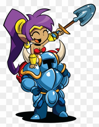 Shovel Knight And Shantae Clipart