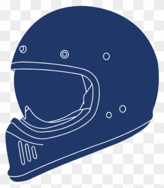Shoei Blue Ex-zero Motorcycle Helmet Clipart