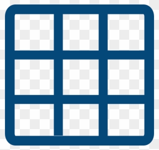 Grid Cliparts - Grid Icon - Png Download