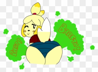 More Isabelle Farts By Awfulartistsketch By Soniclover562 - Isabelle Animal Crossing Fart Clipart