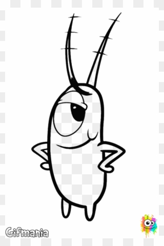 Sheldon J Plankton No Parece Tan Malo - Easy To Draw Plankton Clipart