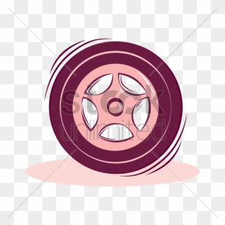 Wheel Rim Clipart Spare Tire - Tire - Png Download
