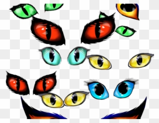 Creepy Clipart Scary - Halloween Eyes Png Transparent Png
