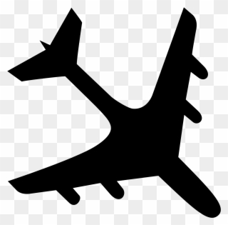 File Airplane Crash Black Svg Wikimedia Commons Plane - Airplane Svg Clipart