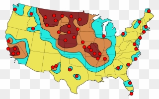 Nuclear Silos In The Us Map Nuclear Strike Targets - If The Us Got Nuked Where Would Clipart