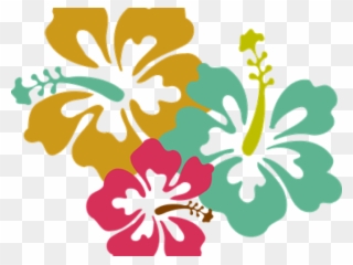 Clip Art Hibiscus Flower - Png Download