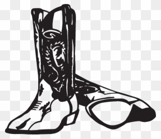 Boots Decal - Cowboy Boots Clipart