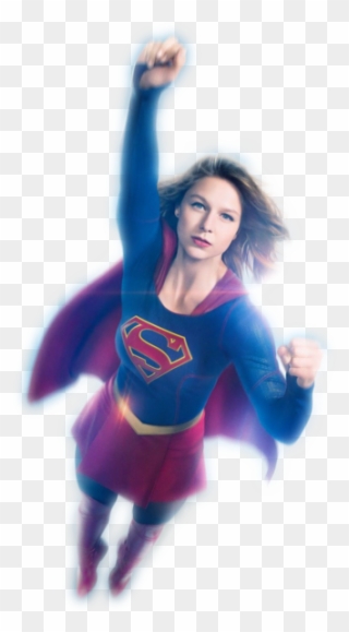 Supergirl Clipart Flying - Supergirl Flying Png Transparent Png