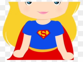Supergirl Clipart Transparent - Super Chica Dibujo - Png Download