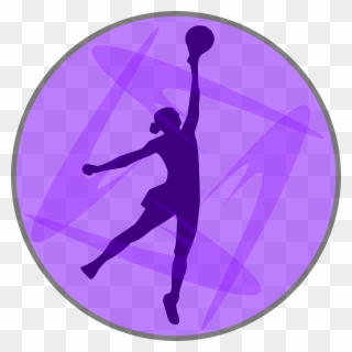 Netball Lilac Svg Clip Arts 600 X 600 Px - Png Download