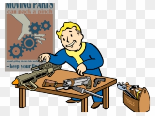 Shotgun Clipart Lever Action Rifle - Gun Nut Skill Fallout 4 - Png Download