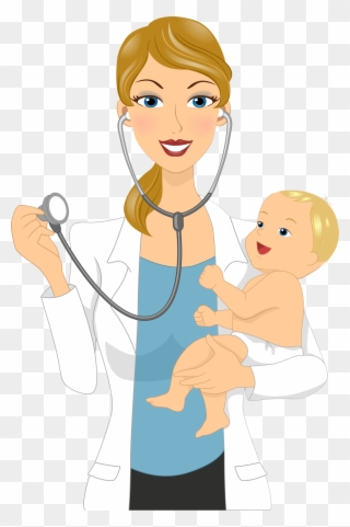 Pediatrics Free Download Best - Woman Pediatrician Clipart - Png Download