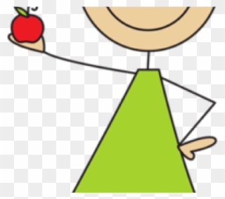 Teacher Clipart Cute - Teacher Stick Figures Cute - Png Download