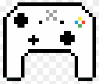 White Xbox Controller - Pixel Art Ghost Rider Clipart