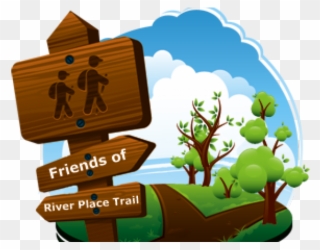 Pathway Clipart Nature Trail - Illustration - Png Download