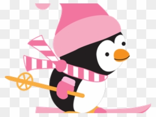 Image Ski Snowboard Free On Dumielauxepices Net Penguin - Penguins Playing In Snow Clip Art - Png Download