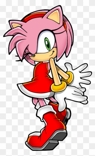 09, July 27, 2009 - Amy Rose Sonic Advance 3 Clipart