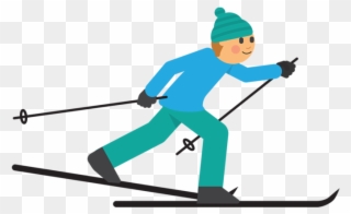 Cross-country Skiing - Ski Clipart