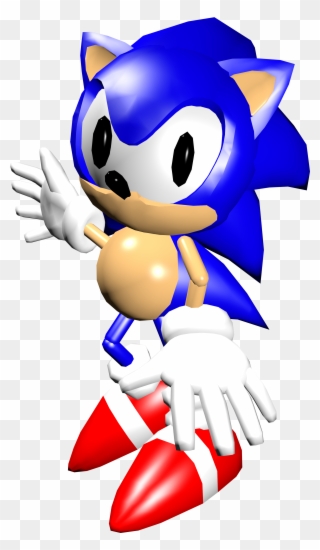 A Render Of The Sonic Model From X-treme - Portable Network Graphics Clipart