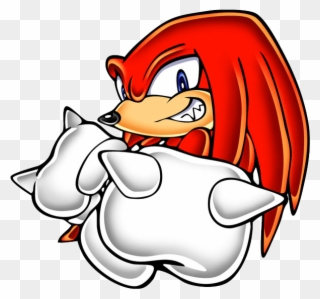 #knuckles 3 From The Official Artwork Set For #sonicadventure - Knuckles The Echidna Sonic Adventure Art Clipart