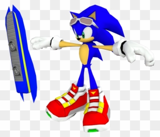 The Hands And Feet Are Humongous, Even By Sonic Standards - Sonic Riders Clipart