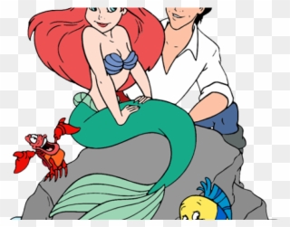 Eels Clipart Ariel - Ariel And Eric Cartoon - Png Download