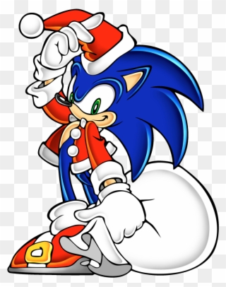Sonic Adventure - Sonic The Hedgehog Santa Clipart