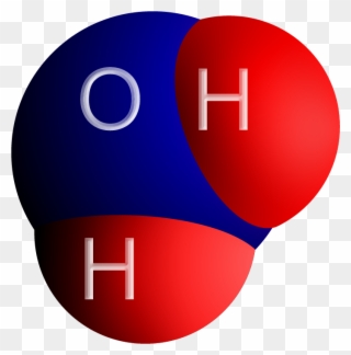 The H2o Molecule - H2o Png Clipart