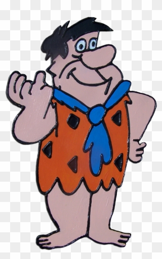 Fred Flintstones Garden Stake - High-definition Television Clipart