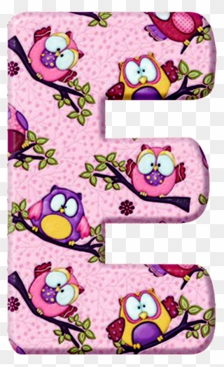 Baby Owls - ✿ E Alfabeto Decorativo Clipart