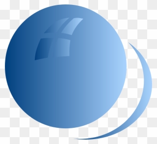 Blue Bubble Circle Clip Art - Circle - Png Download