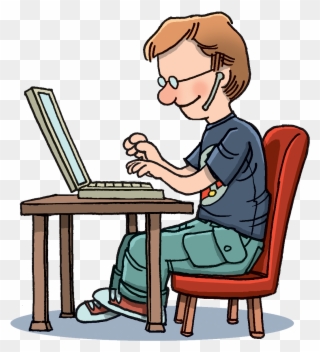 Typing Clipart - Png Download