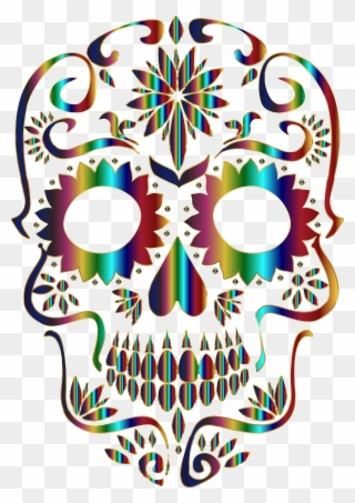 We Honor Jerry Gonzalez And All Departed, On This Day - Sugar Skull No Background Clipart
